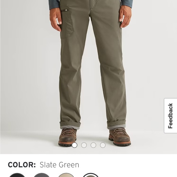 Men's Slate Green Pants - Picture 1 of 5
